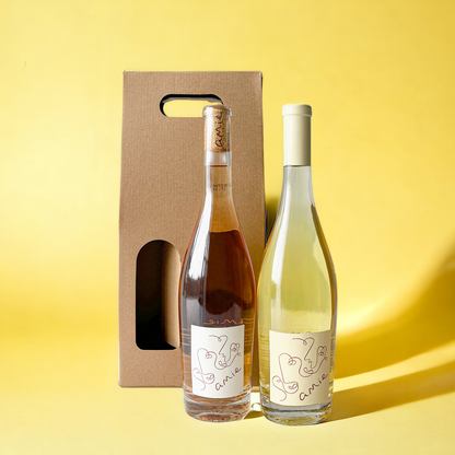 Gift Set of 2 Wine Bottles - Amie