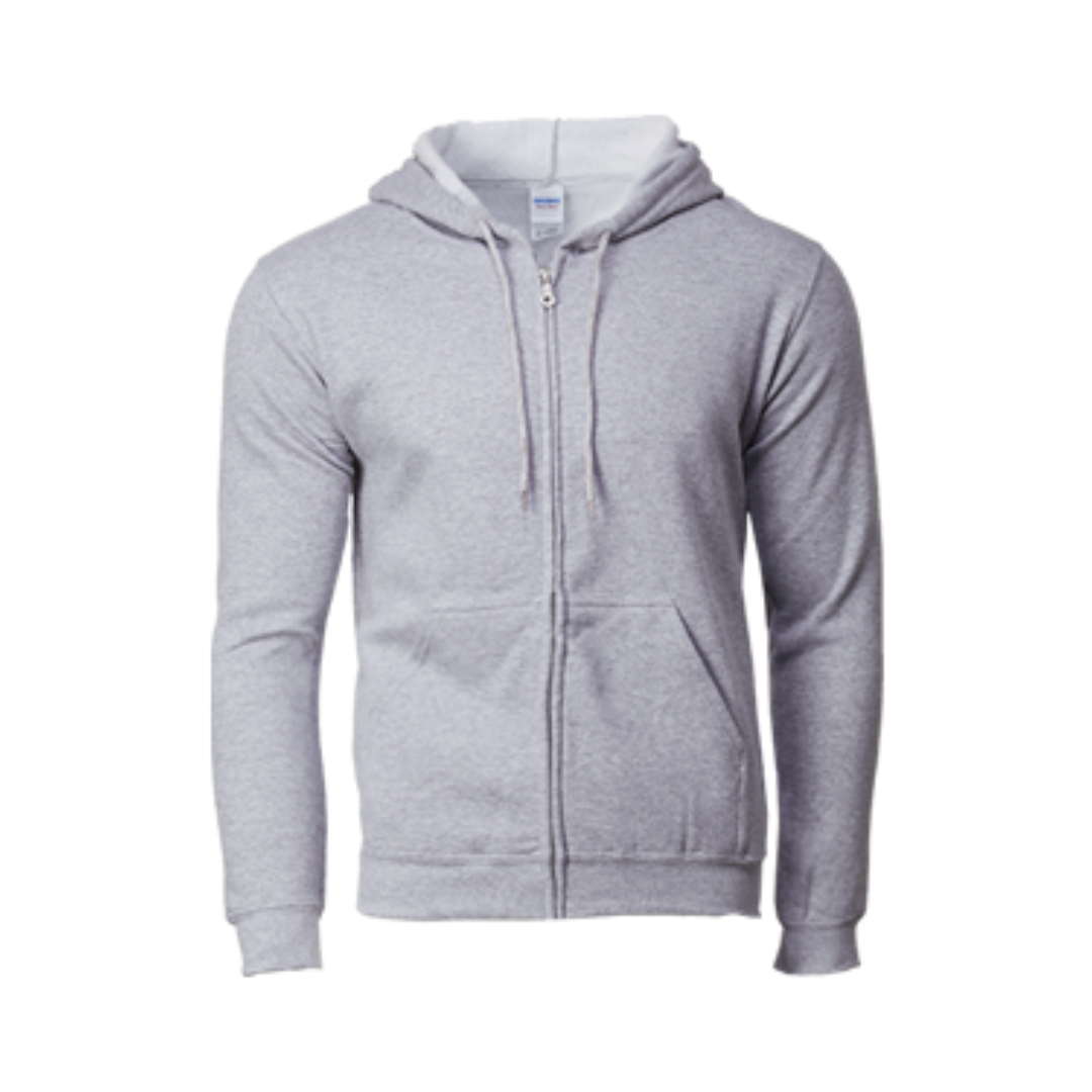 Custom Gildan Full Zip Hooded Sweatshirt