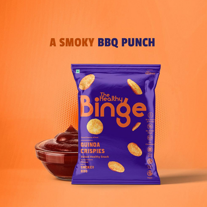 Healthy Binge Quinoa Crispies - Smokey BBQ (40g)