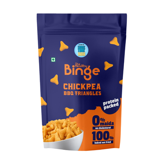 Healthy Binge Chickpea Triangles - BBQ (60g)