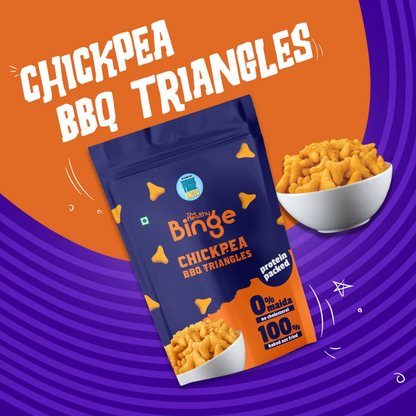 Healthy Binge Chickpea Triangles - BBQ (60g)