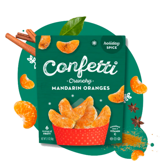Confetti Mandarin Orange Chips - Holiday Spice