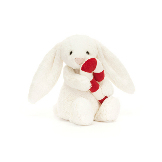 Jellycat - Bashful Rosa with Candy Cane