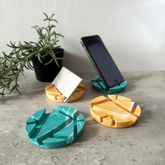 Jhoou Studio - Jesmonite Phone & Card Holder