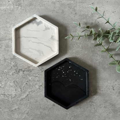 Jhoou Studio - Jesmonite Hexagon Coaster