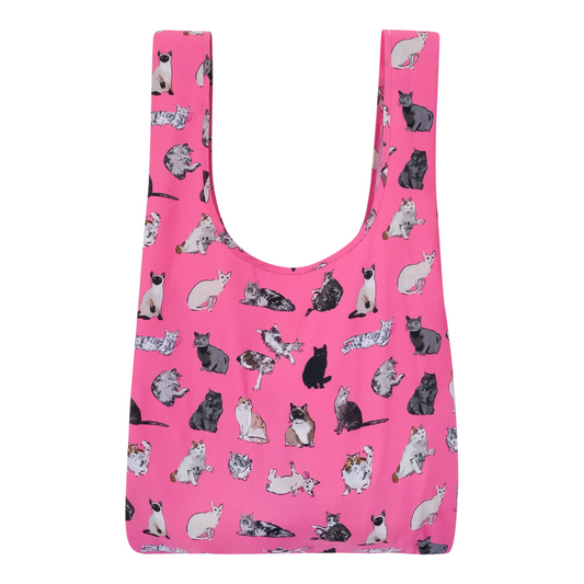 Peco Bag Foldable Reusable Bag (Cat Person)