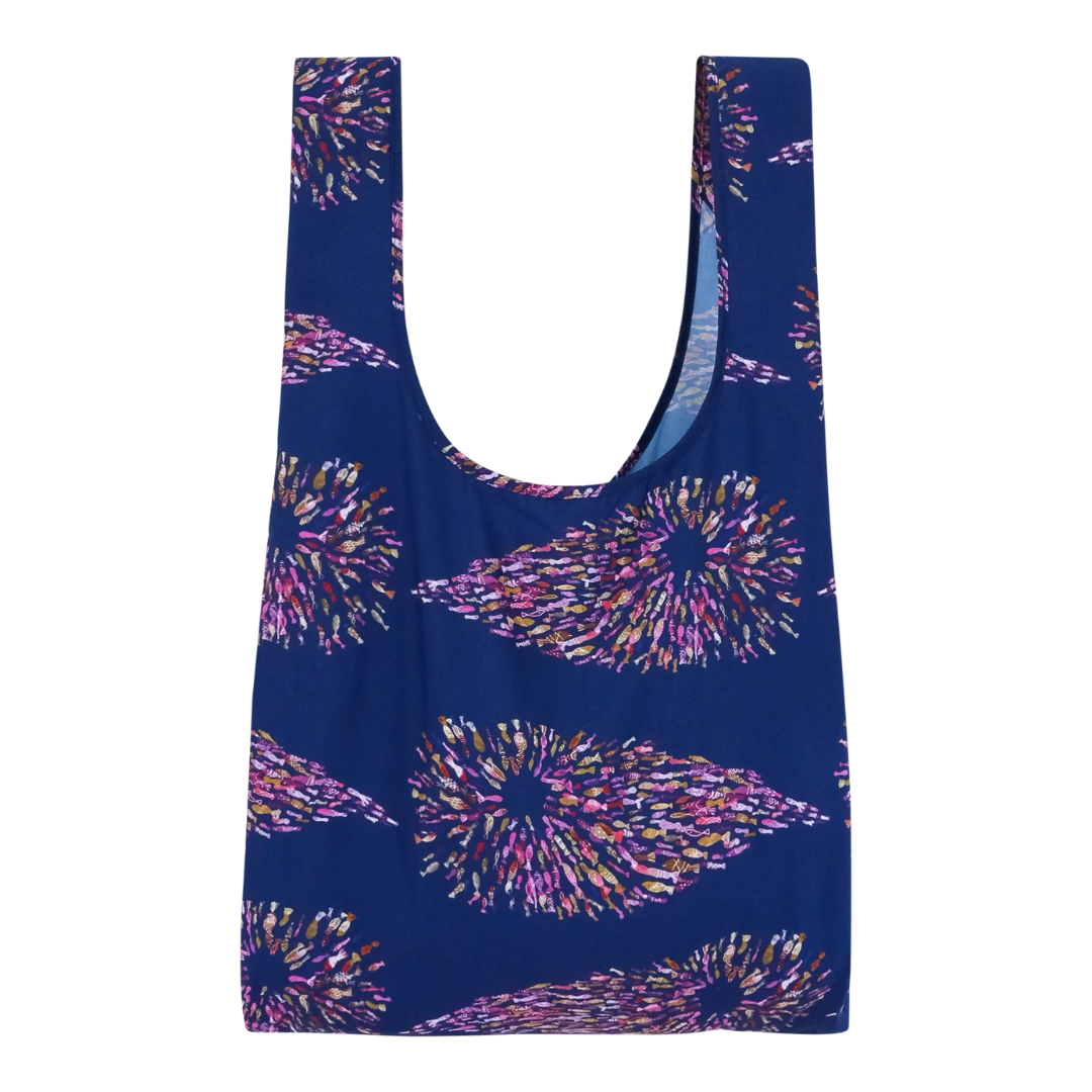 Peco Bag Foldable Reusable Bag (More Fish Than Plastic)