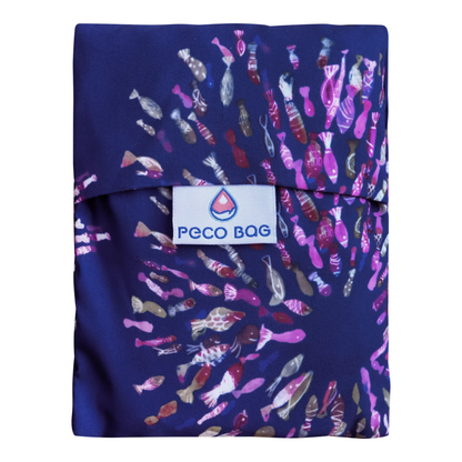 Peco Bag Foldable Reusable Bag (More Fish Than Plastic)