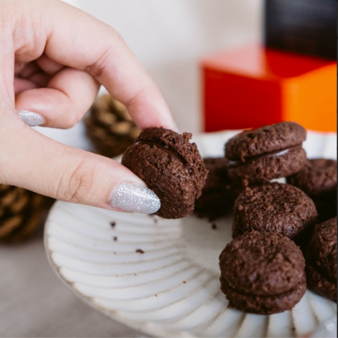 RÓA Midnight Bites - Dark Chocolate Cookies (Vegan)