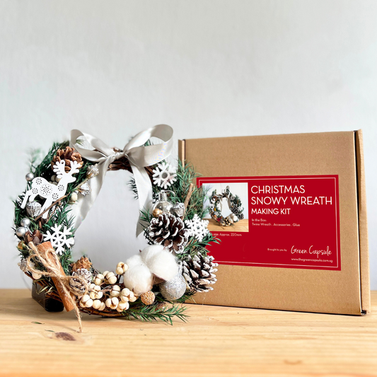 Snowy Twine Wreath DIY Kit