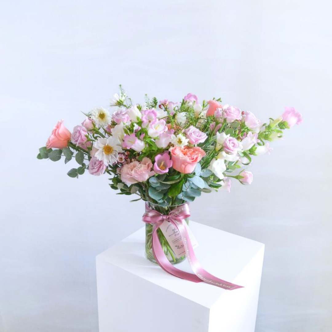 Soft Pastels Fresh Flower Bouquet (Next-day Delivery only)