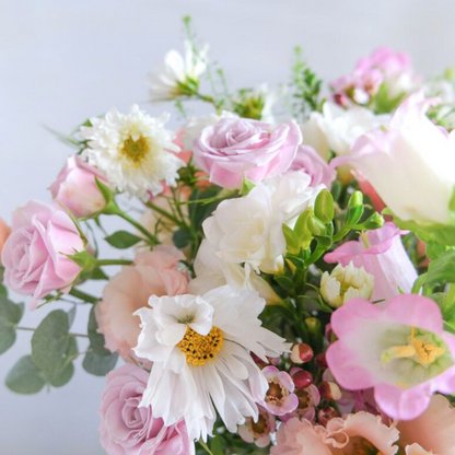 Soft Pastels Fresh Flower Bouquet (Next-day Delivery only)