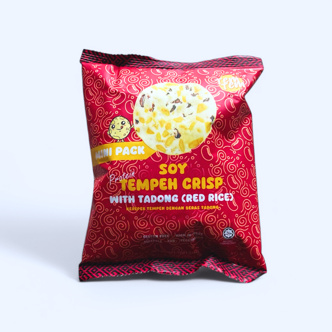 Tem Tem - Soy Tempeh Crisp with Red Rice (35g)