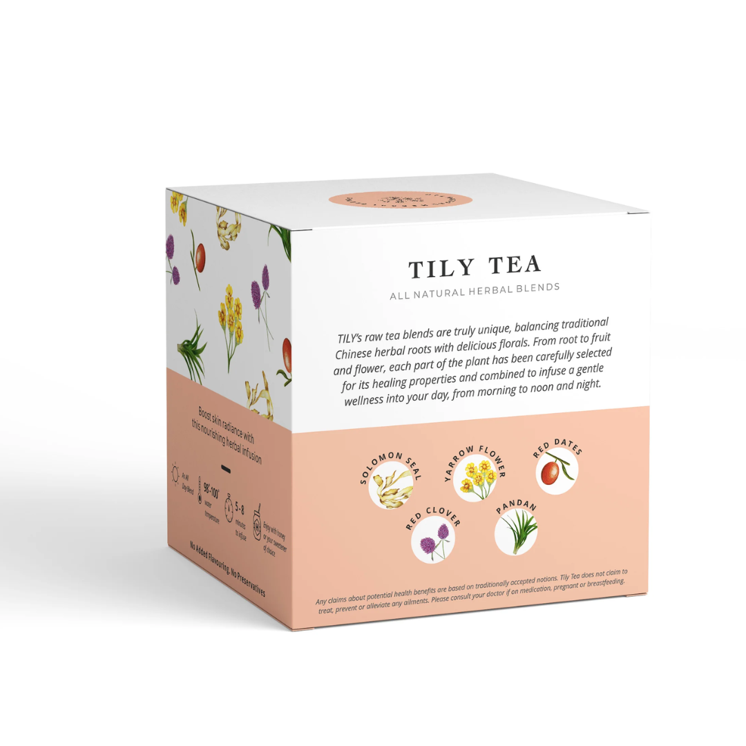 Tily Tea - Radiant Glow (10 Tea Bags) - Caffeine-free