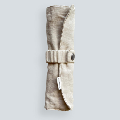 Custom Linen Eco Rolled Up Bag