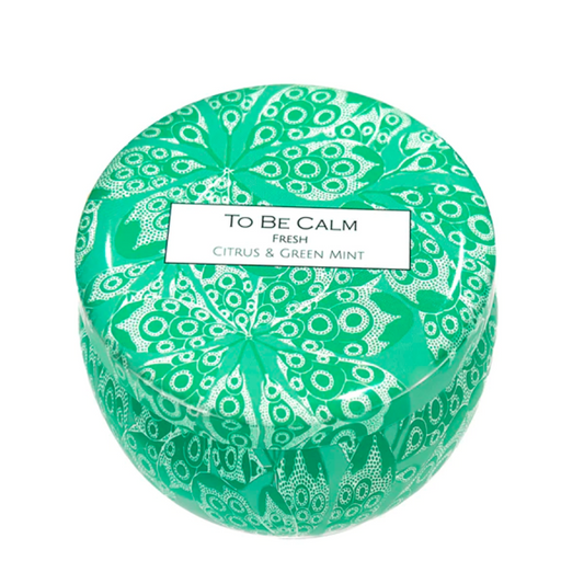 To Be Calm Mini Soy Candle - Fresh (Citrus & Green Mint)
