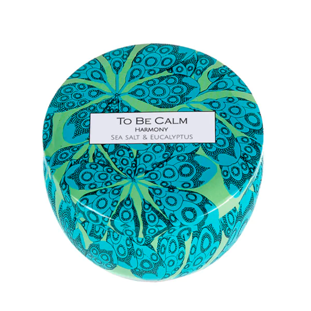 To Be Calm Mini Soy Candle - Harmony (Sea Salt & Eucalyptus)