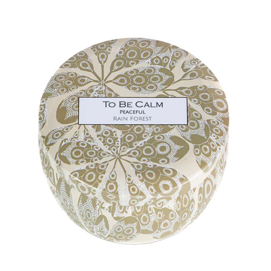 To Be Calm Mini Soy Candle - Peaceful (Rainforest)