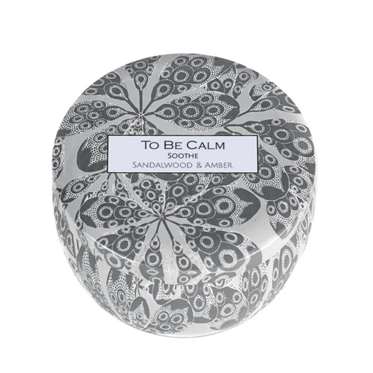To Be Calm Mini Soy Candle - Soothe (Sandalwood & Amber)