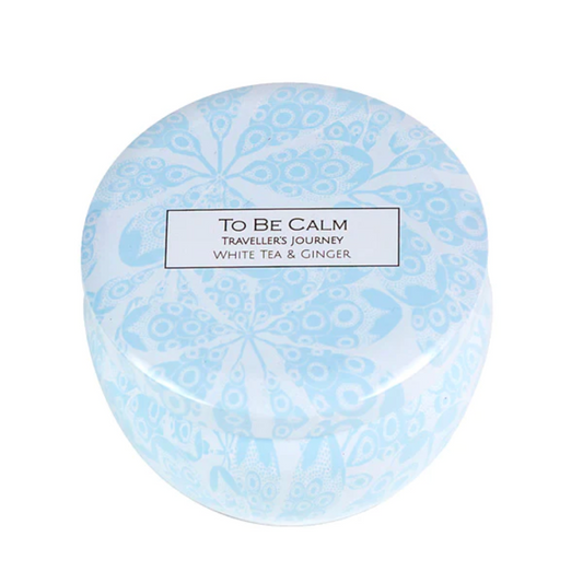 To Be Calm Mini Soy Candle - Traveller's Journey (White Tea & Ginger)