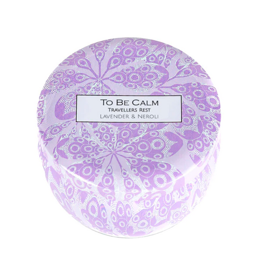 To Be Calm Mini Soy Candle - Traveller's Rest (Lavender & Neroli)