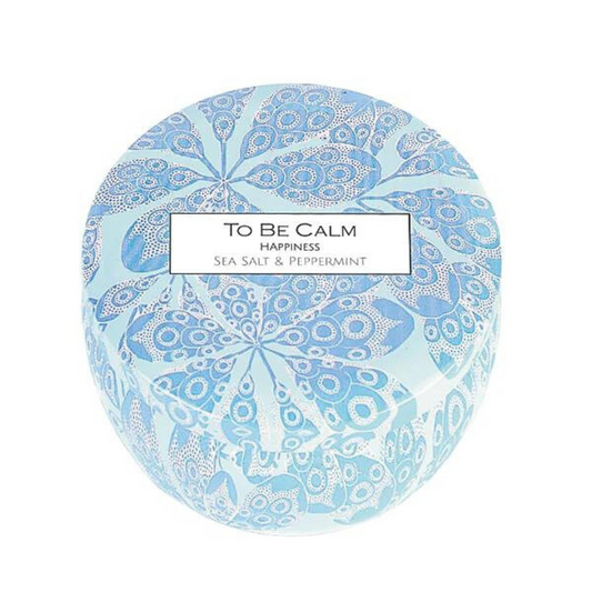 To Be Calm Mini Soy Candle - Happiness (Sea Salt & Peppermint)