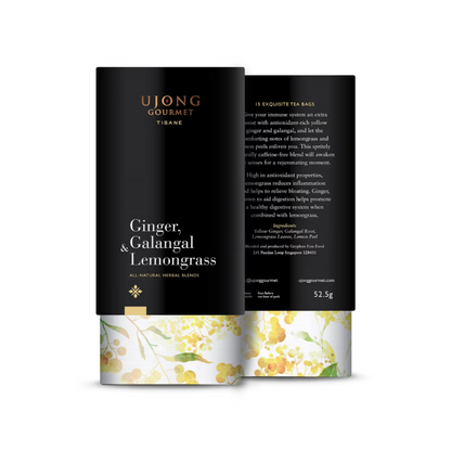 Ujong Gourmet Herbal Tisane - Ginger, Galangal & Lemongrass