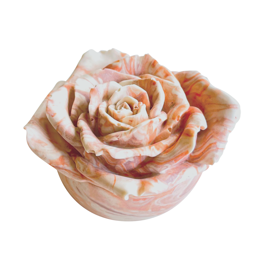 Brambe Rose Flower Pot Jewellery Box (Lavender & Mauve)