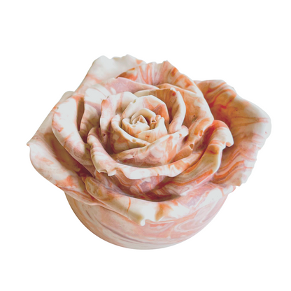 Brambe Rose Flower Pot Jewellery Box (Lavender & Mauve)