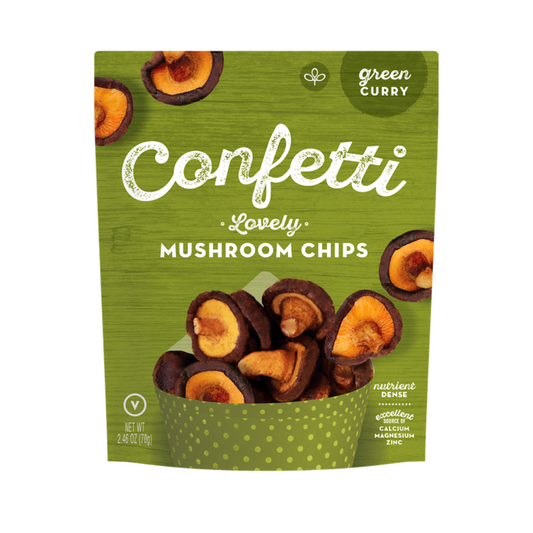Confetti Green Curry Mushroom Chips