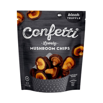 Confetti Black Truffle Mushroom Chips