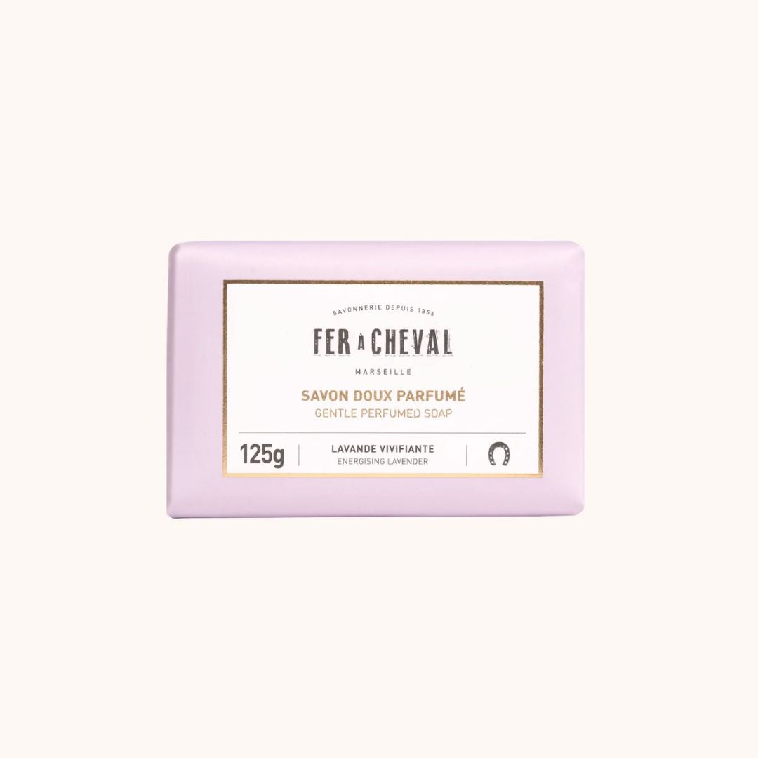 Fer a Cheval Scented Marseille Soap Bar (125g) - Energising Lavender