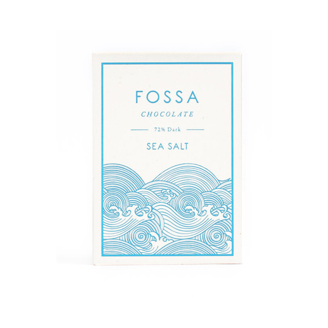 Sea Salt Dark Chocolate Bar from Fossa Chocolate