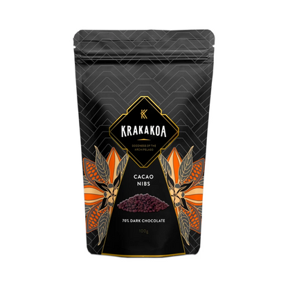 Krakakoa Gourmet Nibs - 70% Dark Chocolate