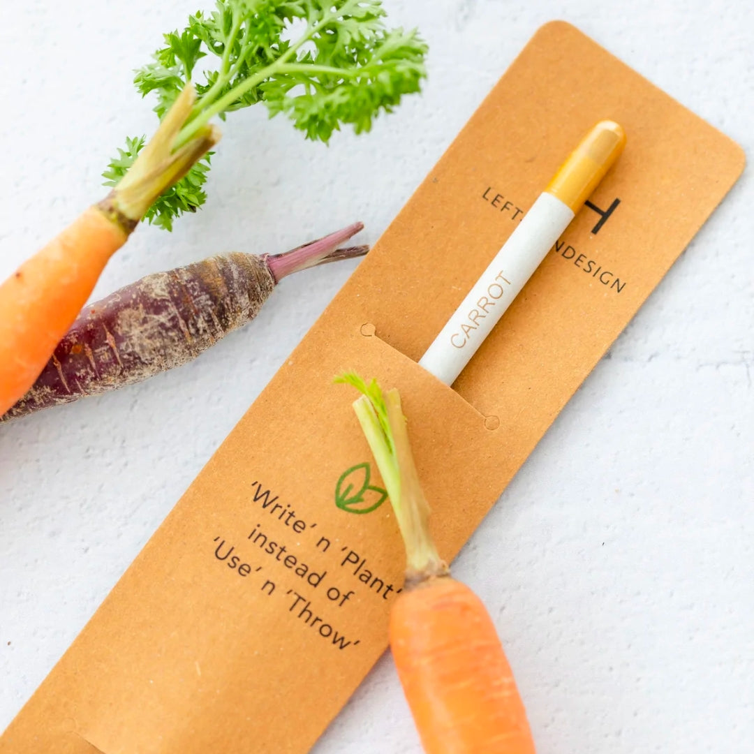 Left-handesign BIJ Plantable Pencil - Carrot
