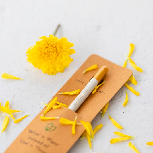 Left-handesign BIJ Plantable Pencil - Marigold