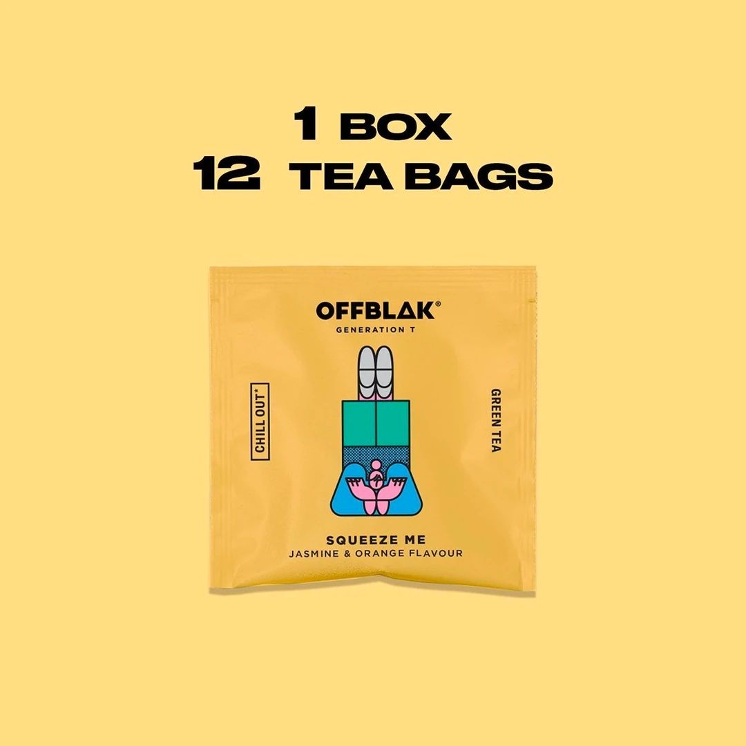 OFFBLAK Squeeze Me Tea (Orange & Jasmine Green Tea, 12 bags)