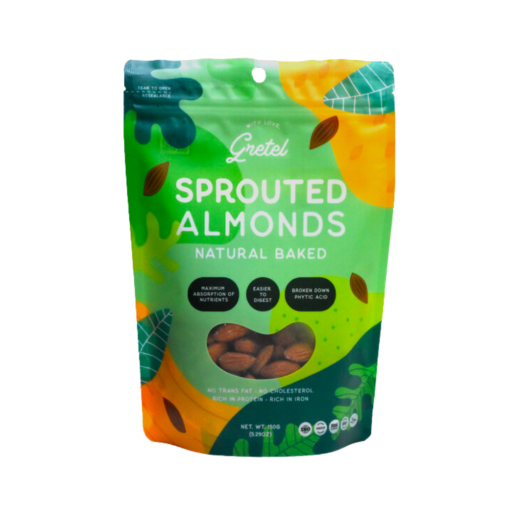With Love, Gretel Sprouted Almonds Natural Baked