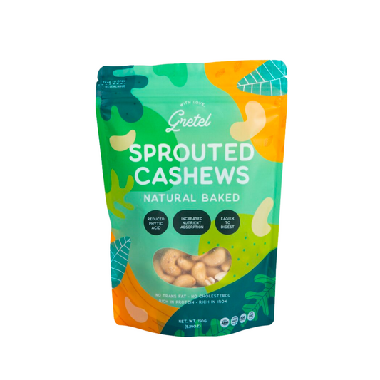 With Love, Gretel Sprouted Cashews Natural Baked