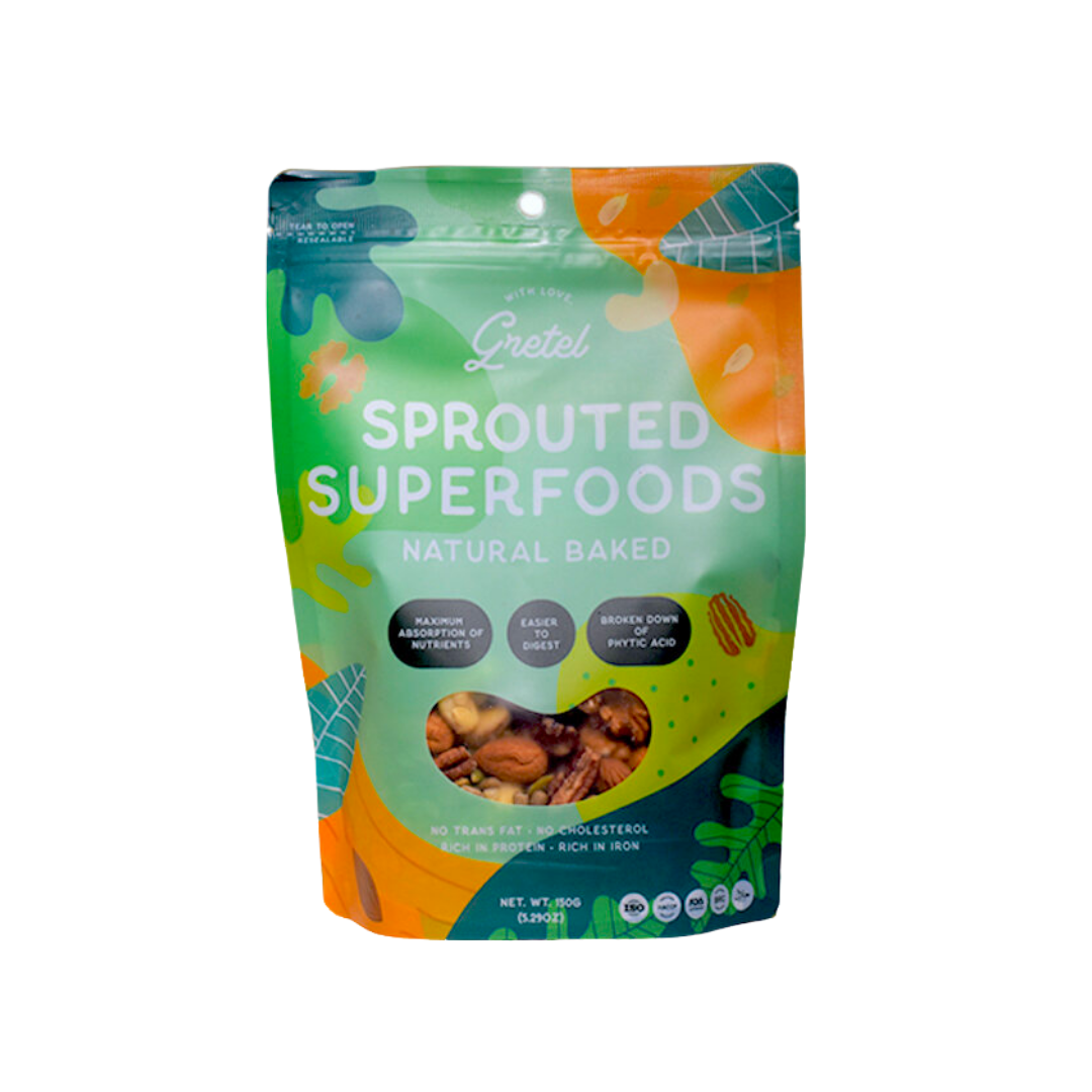 With Love, Gretel Sprouted Superfoods Natural Baked